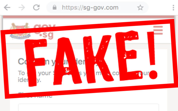 fake sg bonus sms / website